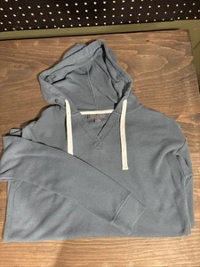 Free Fly Hoodie W Small Thermo Waffel Strick Pullover grau grün Bambus Angeln - Bild 1 von 9