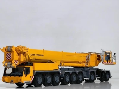 Grúa LIEBHERR LTM 1750-9.1, camiones WSI modelos 54-2012, escala 1:50 Foto 1 de 4
