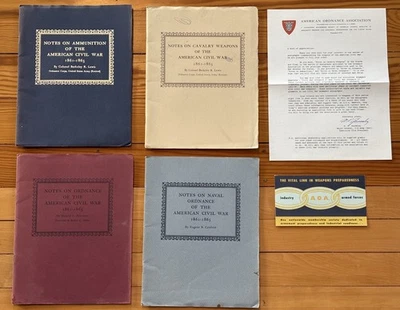 Lote (4) Notas sobre munição de armas de armação da Guerra Civil Americana 1861-1865 - Imagem 1 de 4