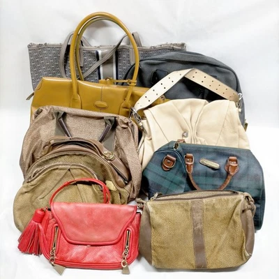 NO TARIFF Marc by Marc Jacobs Leather Hand Bag Shoulder Bag 10 piece set 584651 - Image 1 of 4