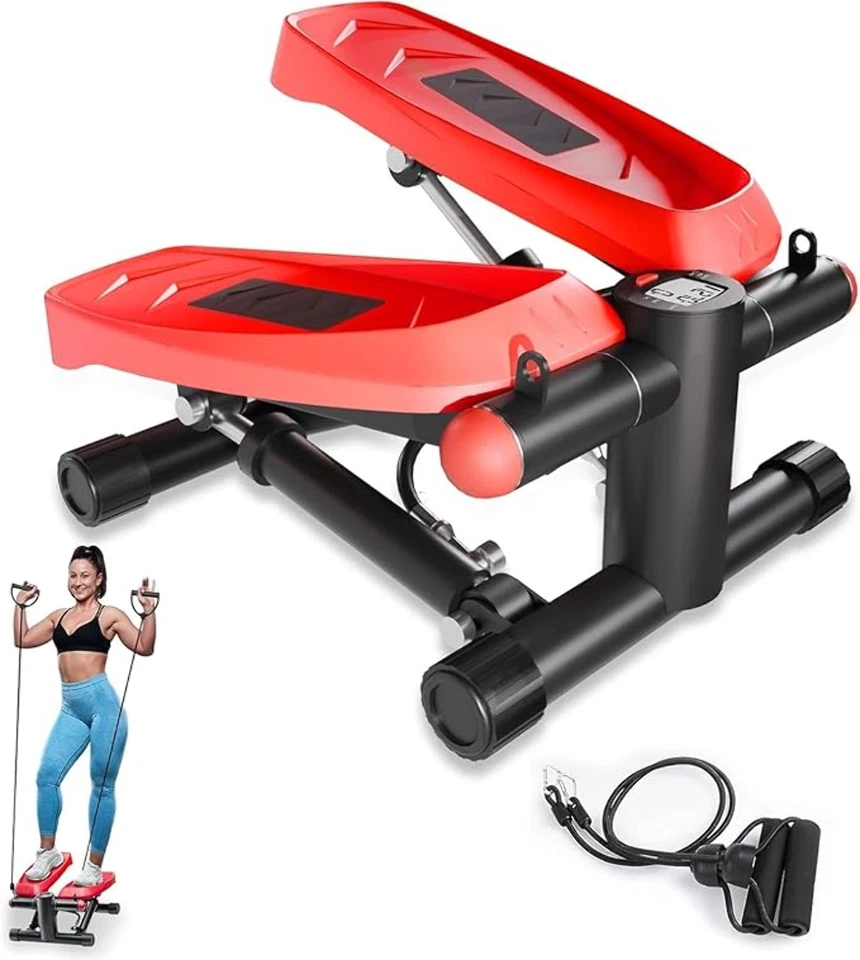 Stepper for Exercise at Home - Air-Powered Resistance with Bands & Digital Monit - Image 1 of 3
