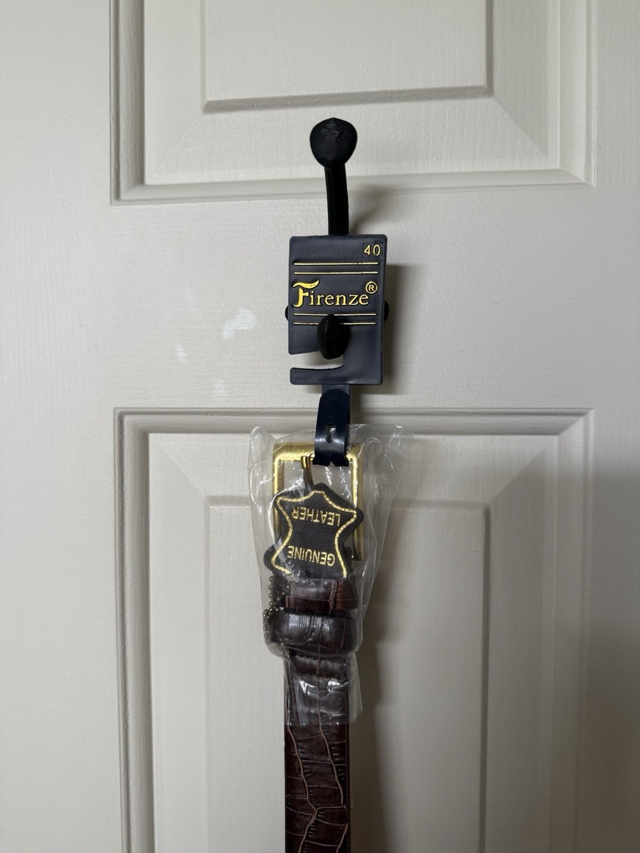 Antoniazzi Firenze Gold Blk Alligator Embossed XL Antoniazzi Belt - Etsy main image 4