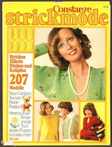 Constanze Strickmode - 1972, July - German Language Knitting Fashion Magazine! - Imagen 1 de 12
