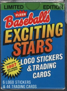 Juego completo Fleer Baseballs Exciting Stars 1987 abierto casi nuevo/como nuevo 031124NPT2 - Imagen 1 de 1