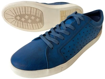 New Men's Steve Madden Branlin Dark Navy Blue Tan White Sneakers Shoes - Size 12 - Image 1 of 4