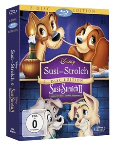 Susi und Strolch 1+2 NEU OVP Blu Ray im Schuber - Imagen 1 de 4