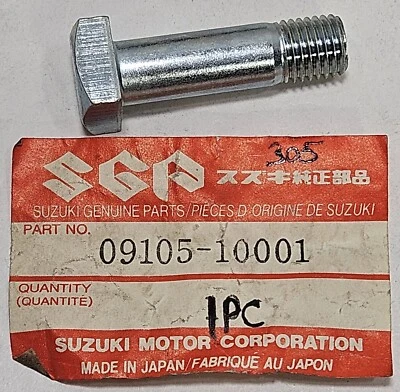 1 Nuevo de Lote Antiguo Genuino Suzuki T500 GT380 GS GR 10x35.5 Perno Piñón Trasero OEM 09105-10001 Foto 1 de 3