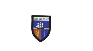 Ecusson brode thermocollant imprime blason ville  saint st jean de luz patch - Foto 1 di 1