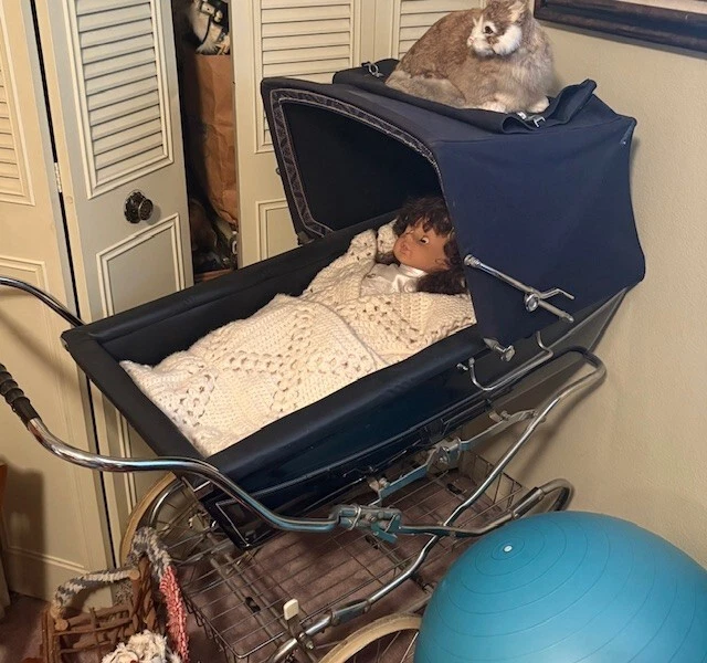 Silver Cross Kensington Navy Carriage Single Seat Stroller - Image 1 of 4