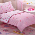 Polka Dot Pink Tea Party Toddler Girl Bedding Comforter Sheet Set Bed in a Bag