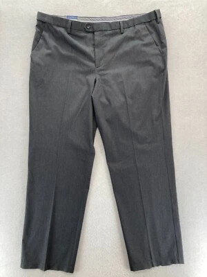 Croft & Barrow Dress Pants Mens 48x34 Classic Fit Tapered Leg Gray Stretch NWT - Image 1 of 4