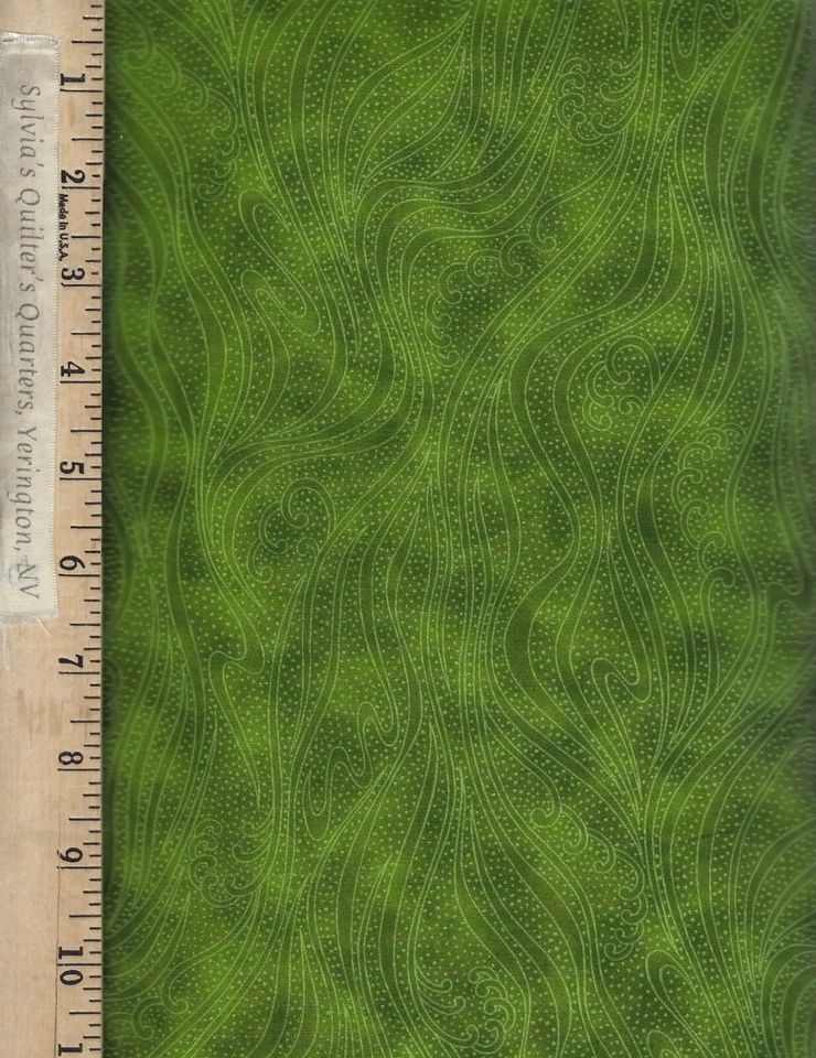 Movimiento Color 1MV 19 Peridoto 100 Algodón TELA Precio por Yarda Foto 1 de 1