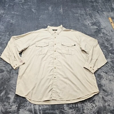 Camisa Redington Abotonada Hombre XXL Beige Ligera Manga Larga Exterior Foto 1 de 4