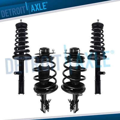 4 peças apoios de suspensão dianteiros traseiros e molas helicoidais para 1999 2000 2001 2002 2003 Toyota Solara - Imagem 1 de 4