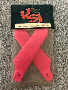 KSJ 269P Comp Tail Blades Pink - Picture 1 of 2