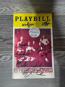 CAST SIGNED STEREOPHONIC, PLAYBILL, GOLDEN THEATRE, APRIL 2024 - Picture 1 of 7
