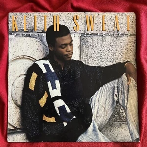Keith Sweat "Make It Last Forever" (Elektra Records)  1987 Album  VG - Picture 1 of 4