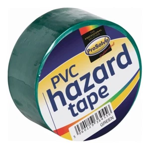 36 x PVC Hazard Tape GREEN Insulation Electrical Roll Self Adhesive Floor 50mm** - Picture 1 of 3