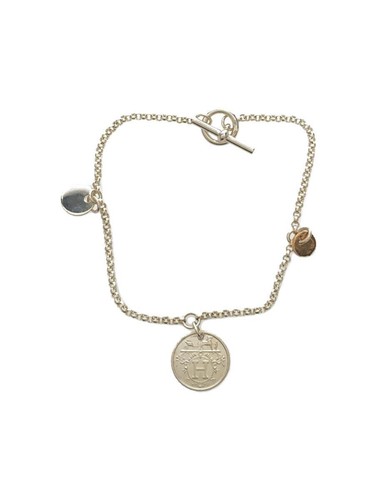 HERMÈS Bracciale HERMES Exlibris ARGENTO P0016792