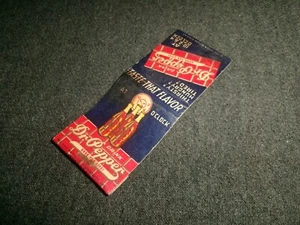 Excelente Botella de Soda Dr. Pepper Rara, Soda Pop Vintage Matchbook - Imagen 1 de 1