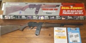 Vintage Daisy Powerline 990 Dual Fuel Pump or Co2 BB Air Rifle With Box & Manual