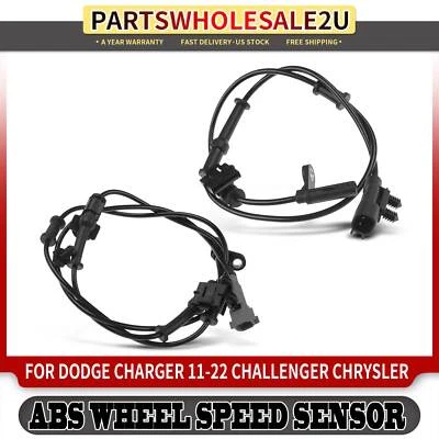 2Pcs Rear ABS Wheel Speed Sensor for Dodge Charger 11-22 Challenger 2017-2022 - Image 1 of 4