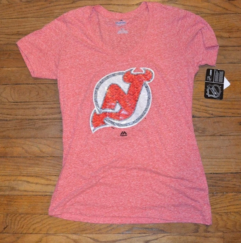 Футболка New Jersey Devils официальная лицензированная Национальная хоккейная лига футболка НХЛ - Изображение 1 из 1