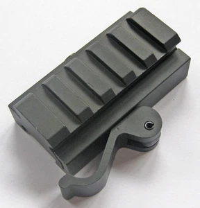 QD Adapter 5 Slots For 20mm Picatinny Weaver Rail Base Hunting Rifle Scope - Picture 1 of 5