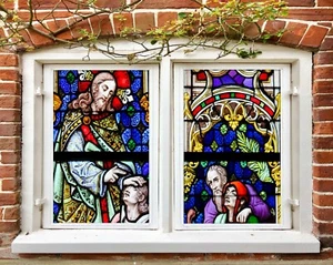 3D Touch Head D576 Window Film Print Sticker Cling Stained Glass UV Block Amy - Picture 1 of 11