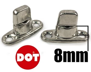 10x DOT Common Sense 8mm Turnbutton Base Stud Boat Canopy Cover Fastener Bimini - Picture 1 of 1