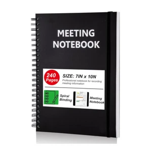 Cuaderno de reuniones para artículos de acción de trabajo tamaño B5 planificador de proyectos oficina y negocios - Imagen 1 de 7