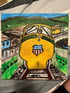 Union Pacific Diesel Painting - original acrylic on canvas - Picture 1 of 1