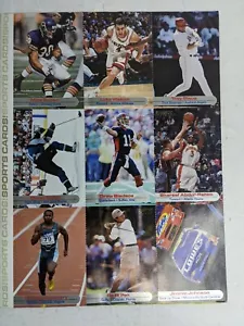 Sports Illustrated Kids February 2003 Uncut Card Sheet - Magazine USED - Imagen 1 de 5