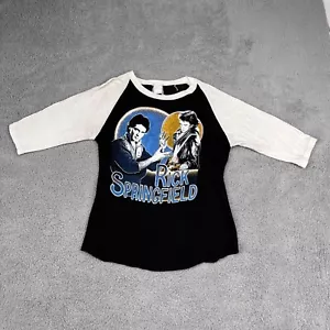 VTG 80s Rick Springfield Working Class Dog Tour Raglan T-Shirt Size Medium - Picture 1 of 6