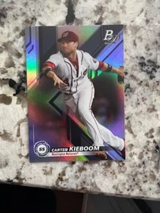 2019 BOWMAN PLATINUM TOP PROSPECTS RC CARD WASHINGTON NATIONALS CARTER KIEBOOM - Picture 1 of 1