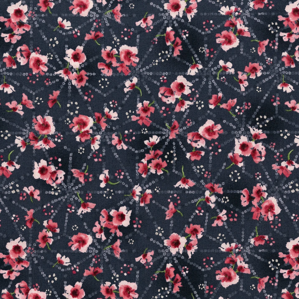 Quilting Sewing Fabric *Low Price* RJR Serene Spring floral 3253-001 - Image 1 of 1