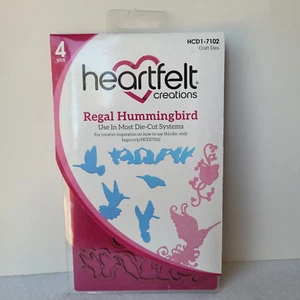 Heartfelt Creations Regal Hummingbird HCD1-7102 Craft Dies Brand New - Picture 1 of 3