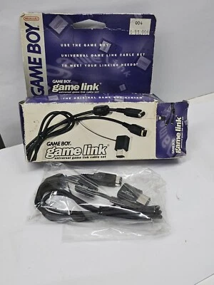 Nintendo Game Boy Color OEM Link Cavo di Trasferimento CGB-003 Adattatore DMG-14 con Scatola - Immagine 1 di 4