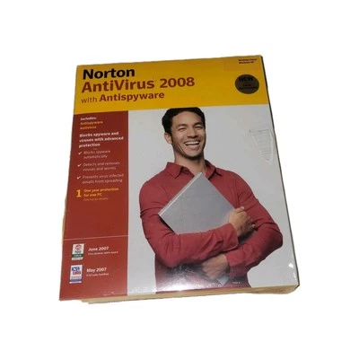 Norton antivirus 2008 With Antispyware  New Sealed - Image 1 of 3
