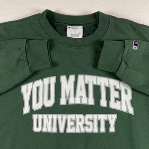 Champion You Matter Sweatshirt Erwachsene Large grün Demetrius Harmon Rundhalsausschnitt - Bild 1 von 10