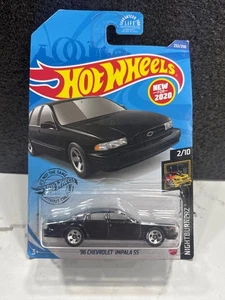 DieCast Hotwheels '96 Chevy Impala SS, 232/250 [Black] Nightburnerz 2/10 - Picture 1 of 5