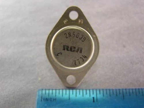 3 RCA 2N5039 Silicon Hi Current 20A NPN Transistors - Image 1 of 1