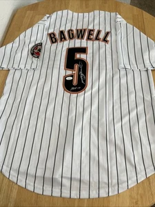 Jeff Bagwell Houston Astros Autographed Jersey With Inscription JSA Certified - Picture 1 of 7