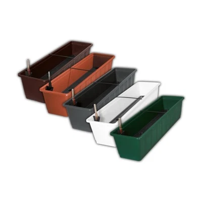 Geli Blumenkasten AQUA Green Plus Wasserspeicher Balkon alle Größen und Farben - Bild 1 von 4