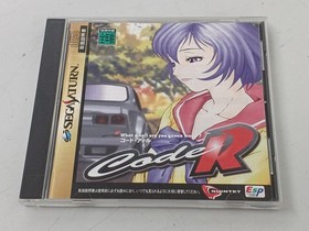 Quintet T-23502G CODE R Sega Saturn Game Disc & Manual Damage, Working