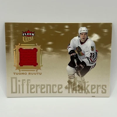 2005-06 Fleer Ultra Difference Makers Jerseys Tuomo Ruutu #TR - Image 1 of 2