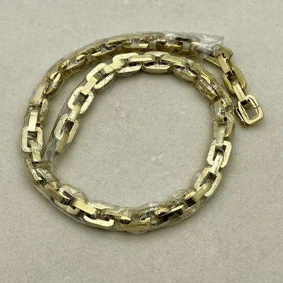 Collar Cadena Eddie Borgo Supra Eslabón 17" Grueso Declaración Original Nunca Usado Foto 1 de 4