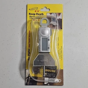 iGaging 0-4" Digitaler Tiefenmesser 0,0005" Zoll-metrisch-Bruchmessungen mit Batt - Bild 1 von 5