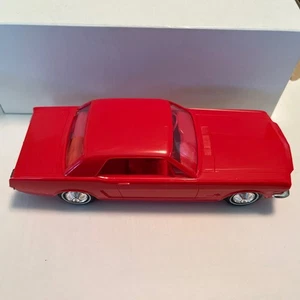 1965 Ford Mustang Plastic Promo Model 1/25 Scale Red - Picture 1 of 10