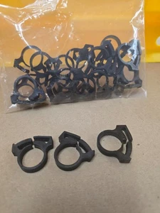 OEM NOS Lot 20 OMC EVINRUDE JOHNSON Snapper Hose Clamps # 500099 - Foto 1 di 4